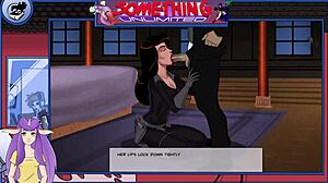 In Something Unlimited part 145, the maid handles a big cock. 😏