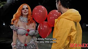 sexy halloween emily thorne in furry costume