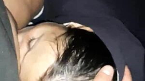 invited neighbor for flowers, then fucked her mouth to orgasm