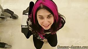 Goth emo slut gets fisted in high definition alternative fetish.