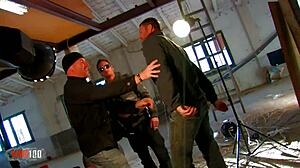 Wow, check Ginger Hell's insane threesome with Ian Scott and Leo Galvez!