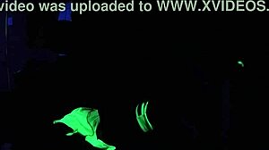 Dayanara, are you ready for some black light fetish sex in POV?