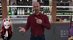 Playful Fox Enjoys Upskirts In Outdoor Anime Cosplay Game