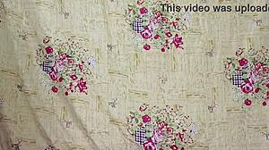 Home alone, horny solo masturbation with fingering