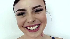 Chloe Carter Takes Huge Cock Deep in POV Blowjob with Facefuck and Cum Swallow