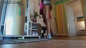 No Panties Prank Drives Delivery Boy Wild with Lust