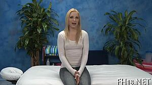 Massage session sparks unexpected erection