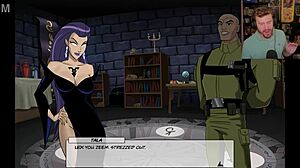 Dc gone wrong: something unlimited where her tits go wild in the chaos