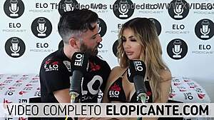 Veve Valencia strips off her underwear in the hot room, what a tease!