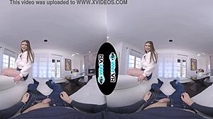 step sister, take advantage of that masturbator in vr