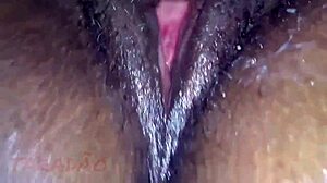 gozando no rabo guloso da minha preta com big natural tits double deepthroat banging orgasm lick creampie lingerie 😍