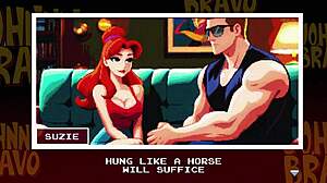 Johnny Bravo Gets Handjob And Blowjob On Monster Cock In Outdoor Cartoon