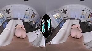 step sister, take advantage of that masturbator in vr