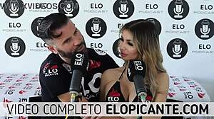 Veve Valencia strips off her underwear in the hot room, what a tease!