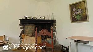 i banged that curvy european waitress's big ass in vr, doggystyle and missionary for cumshot