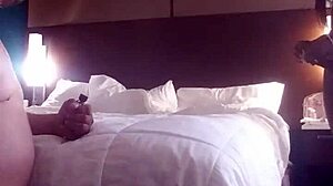 Latino Deepthroats Big Black Shemale Cock With Blowjob