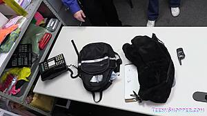 Teen Veronica Church and Jack Vegas having sex behind scenes