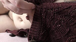 Cuckold Hubby Reveals Wife's Big Natural Boobs and Hairy Tight Pussy