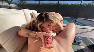 PAWG Isabella Moon Gets FUCKED Outside By J Mac!