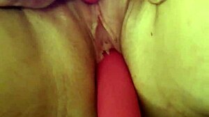 Sexy white slut cheats with neighbor using vibrator in hotel