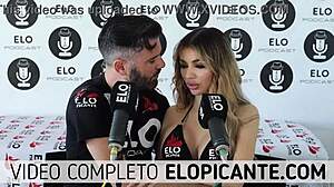 Veve Valencia strips off her underwear in the hot room, what a tease!