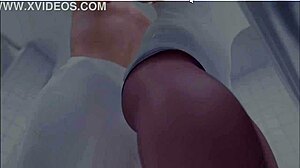 Ava addicted to cock, husband almost catches