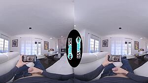 step sister, take advantage of that masturbator in vr
