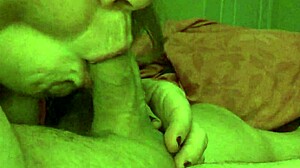 granny carmen sucks cock closeup pov