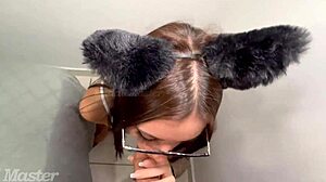 Cute Young Brunette Rides Thick Dick With Tight Pussy In POV