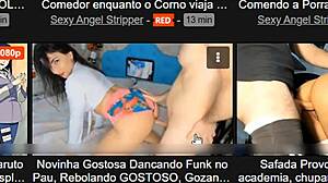 Sexy Big Ass Latina in Ripped Jeans Gives Intense Jerk Off Instructions