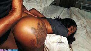 amateur ebony teen fucks monster bbc during netflix