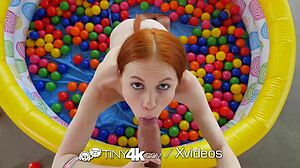 Yo, Tiny4K girls take on big dicks in wild cumshot compilation!