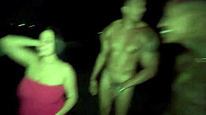 We banged the big-breasted chick on the street openly