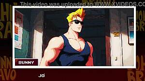 Johnny Bravo Gets Handjob And Blowjob On Monster Cock In Outdoor Cartoon