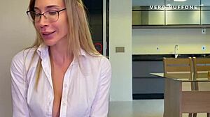 And I filled her face with cum