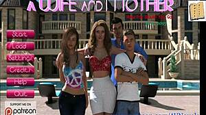 A wife and stepmother explore homemade 3D porn adventures