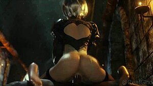 Hmv satisfaction with Overwatch Tifa and friends in steamy hentai action. Lesbian twists await!