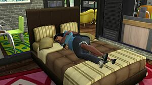 Intense Passion in Impregnating Horny Friend on Sims4