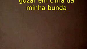 blonde wife teases and rides for cumshot