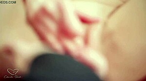 Charlie Forde strips and teases cute Aussie babe's pussy POV.