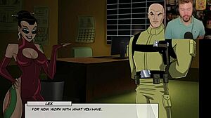 Dc gone wrong: something unlimited where her tits go wild in the chaos