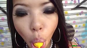 Asian teen has unprotected sex with stranger