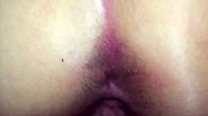 Hairy Wife Gaping And Queefing Pussy