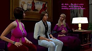 sims 4 lake house xxx parody unfolds with wild interracial shemale action by the water