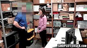 teen cooperates with mall officers strip search