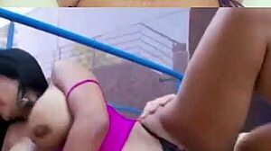 do you see phumlas pussy by the pool in that bikini