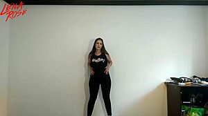 Custom striptease with undressing and ripped clothes