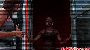 black euro hooker gets pounded doggystyle until the final cumshot.