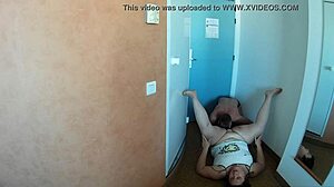 Playing With Nipples And Eating Fat Woman's Pussy In Hotel!