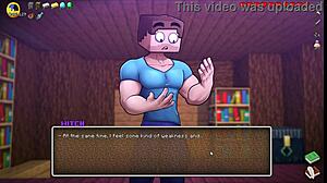 Witch Tests Potion To Grow Huge Cock In Hornycraft Parody.